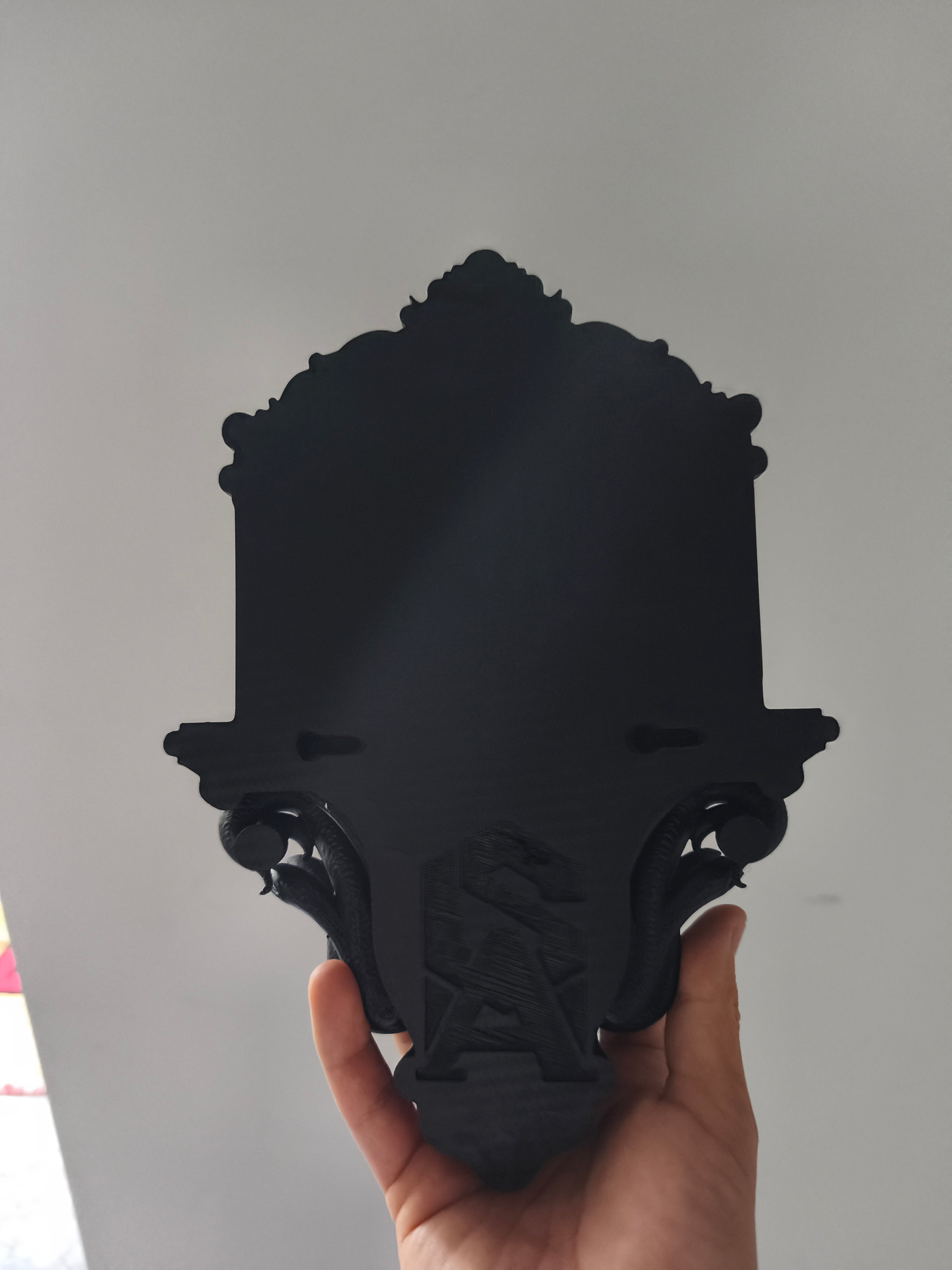 Etajera Perete Stil Gotic Craniu