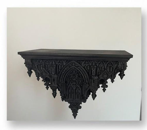 Raft de perete Catedrala victoriană – decor arhitectural gotic