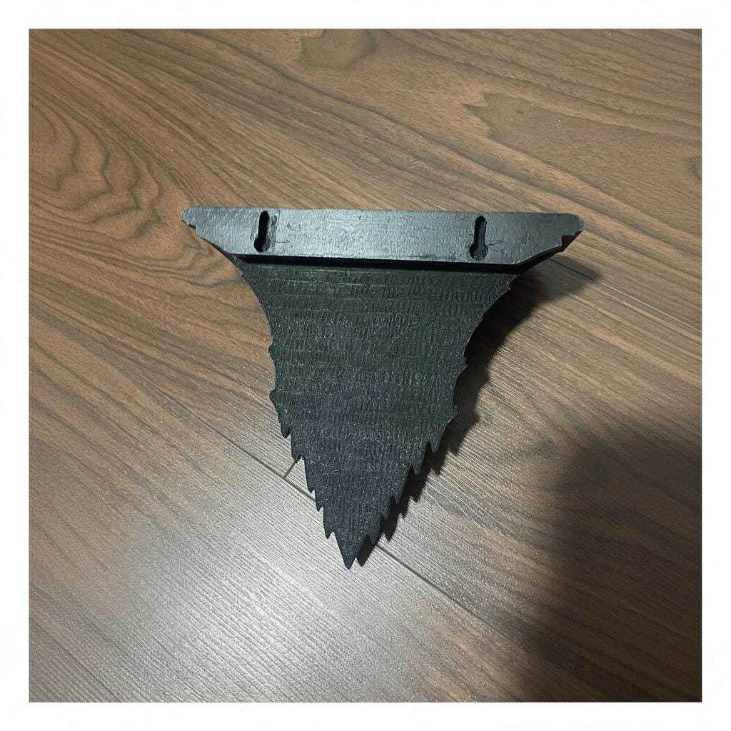 Raft gotic de perete Sauron