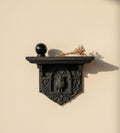 Raft gotic de perete cu bufniță – decor celest Dark Academia