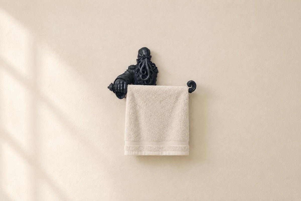 Suport de prosop Cthulhu – decorațiune gotică imprimată 3D