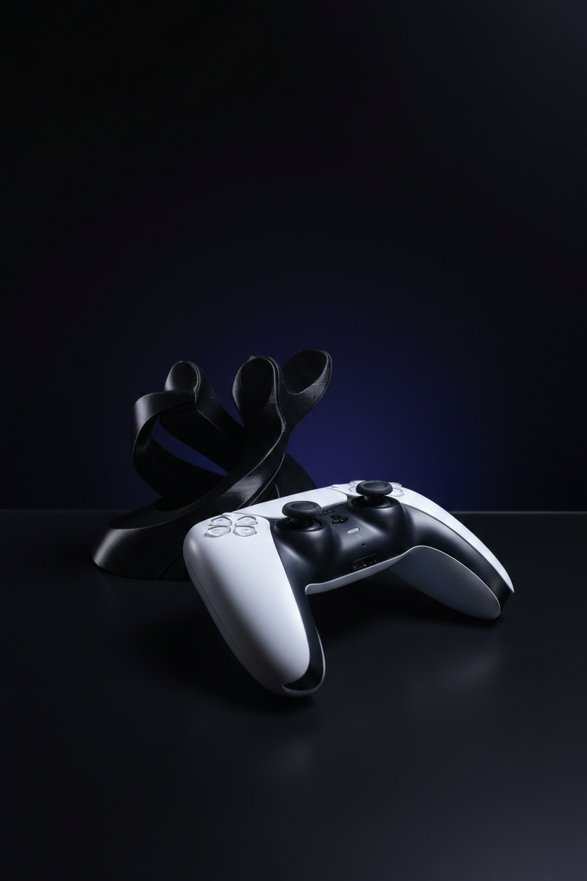 Suport Controller PS5 – Design Sculptural Imprimat 3D