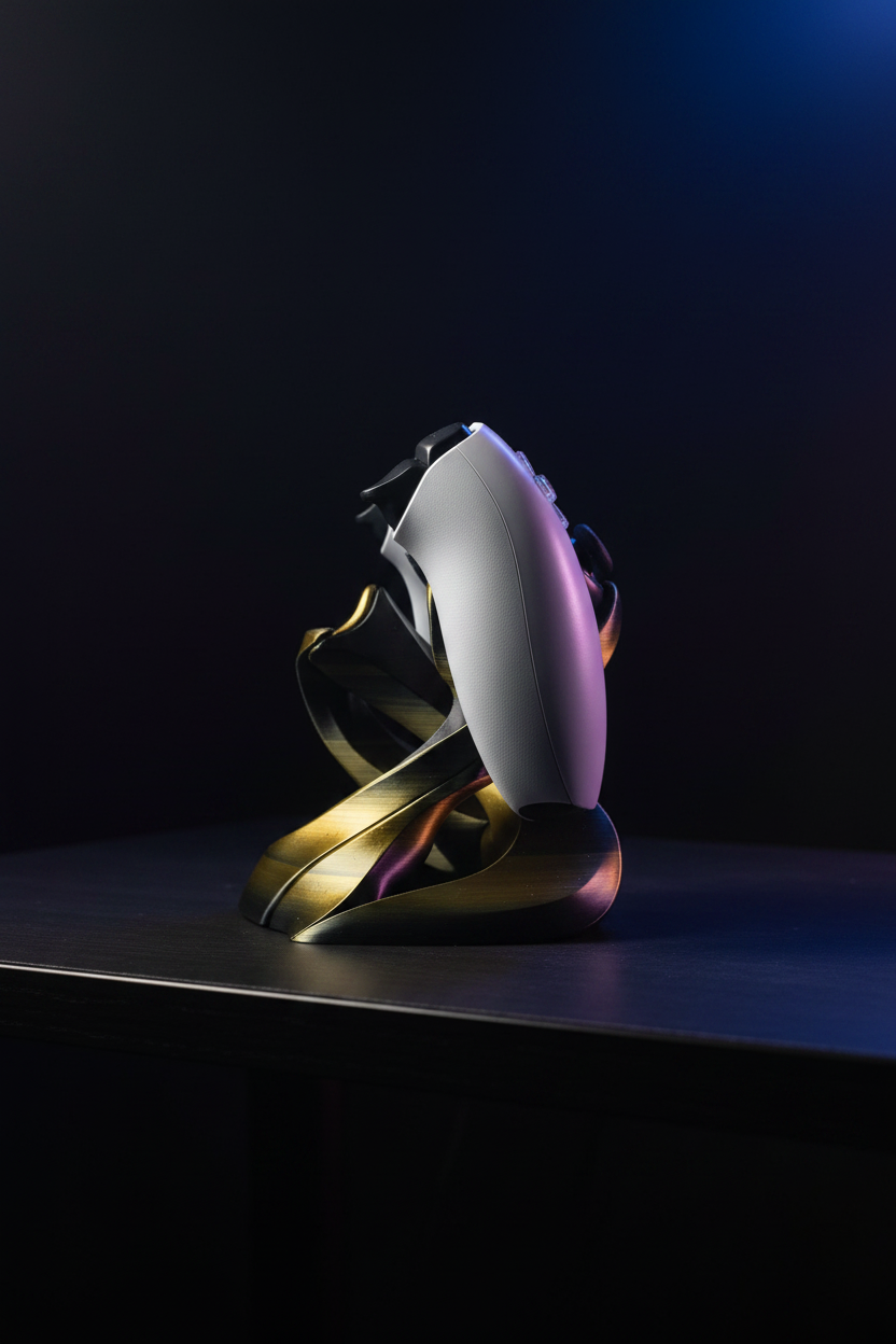 Suport Controller PS5 – Design Sculptural Imprimat 3D
